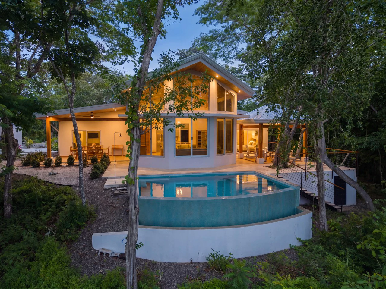 Casa de Las Barbas & Casa Libertad: Two Ocean View Homes on 3.5 Acres in Pura Jungla