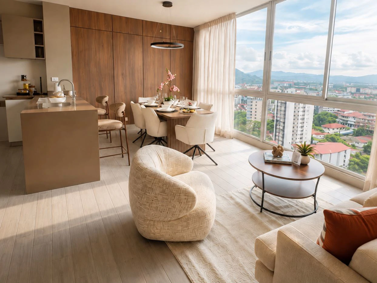 Apartment for Sale in Bella Vista, Panama – Ideal for Living or Investing | 1 Bedroom + Study Room - photo 3