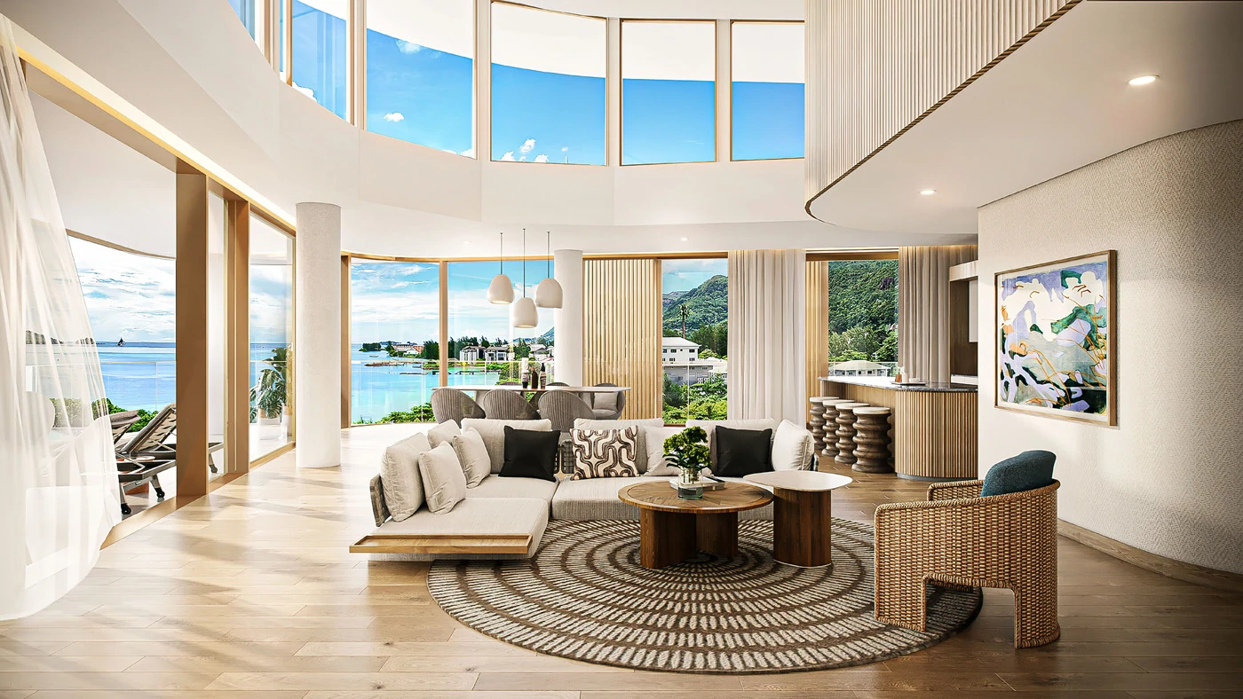 1 to 3 bed Melia branded waterfront apartments in Mahe, Seychelles - Gallery image 2