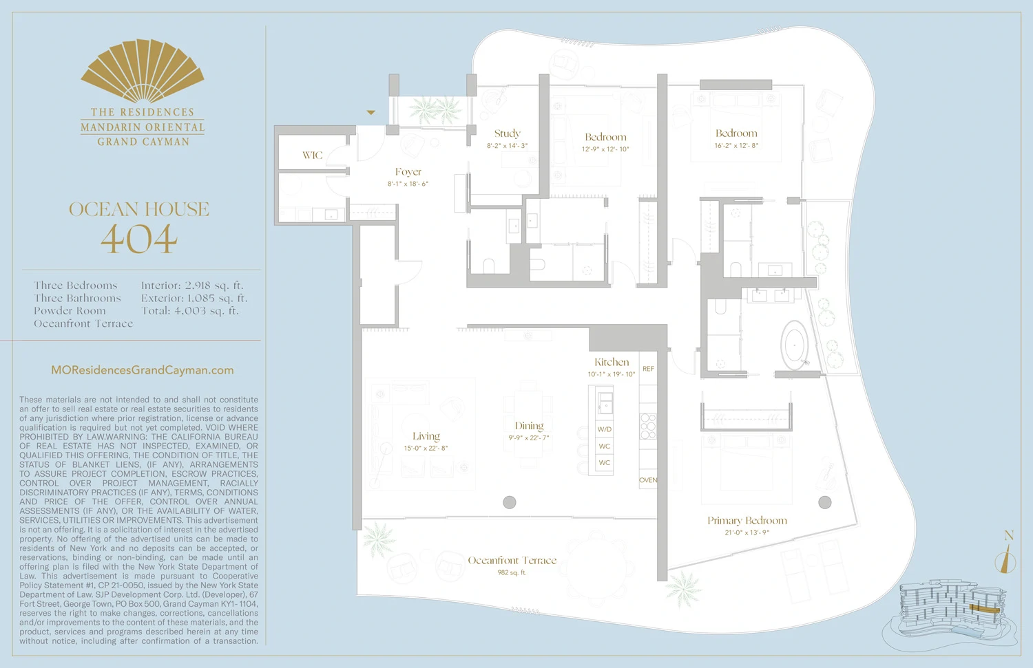 3 Bed Ocean House residences for sale at Mandarin Oriental Grand Cayman - Gallery image 27