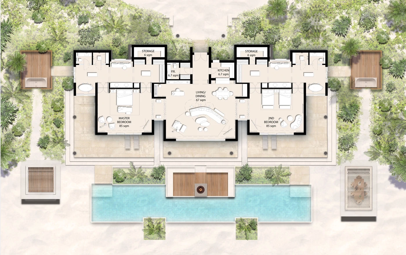 2 bed Baccarat Maldives beach and lagoon branded residences for sale - Gallery image 20