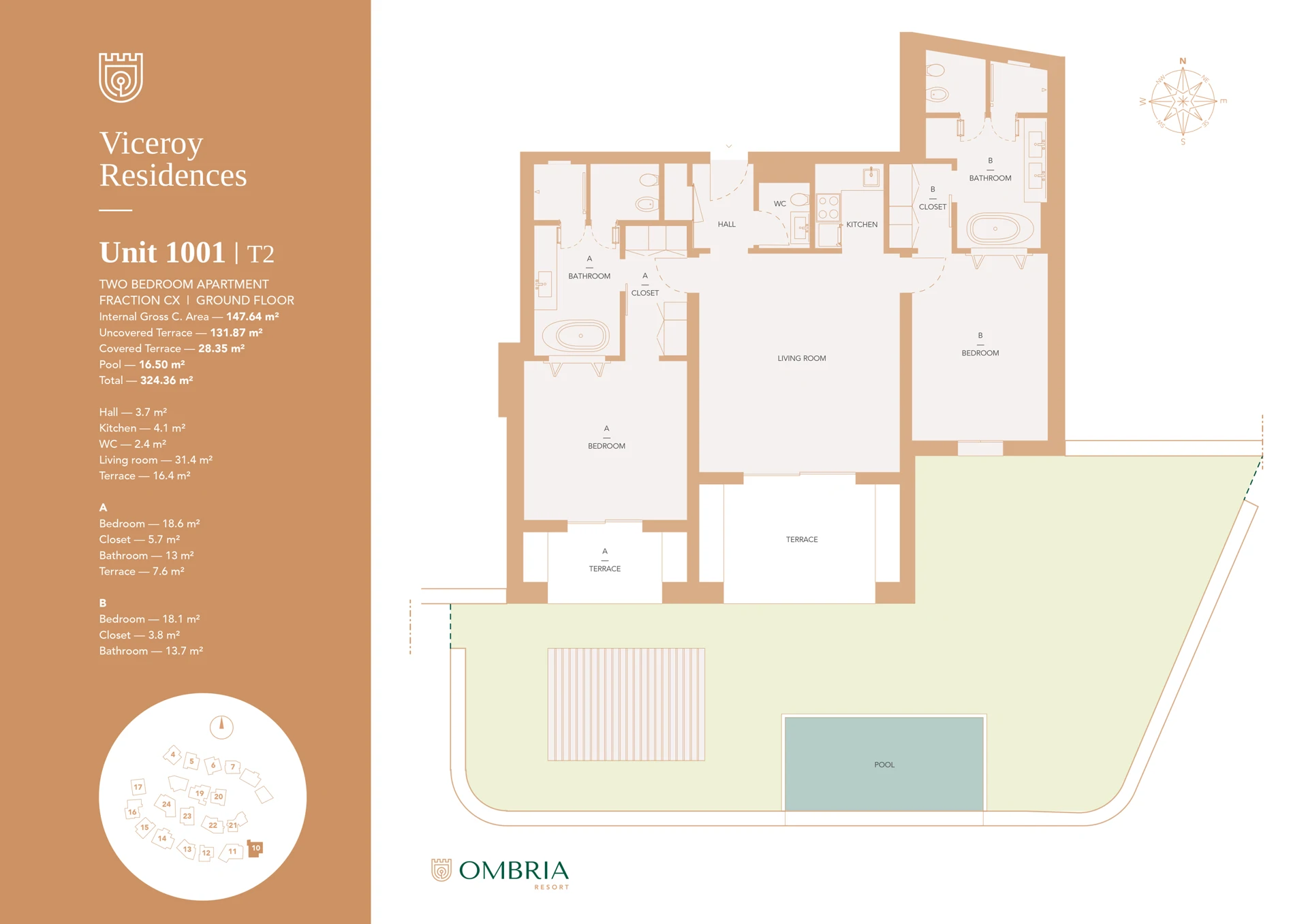 Viceroy Residences at Ombria Resort - luxury branded apartments for sale Algarve - Gallery image 34