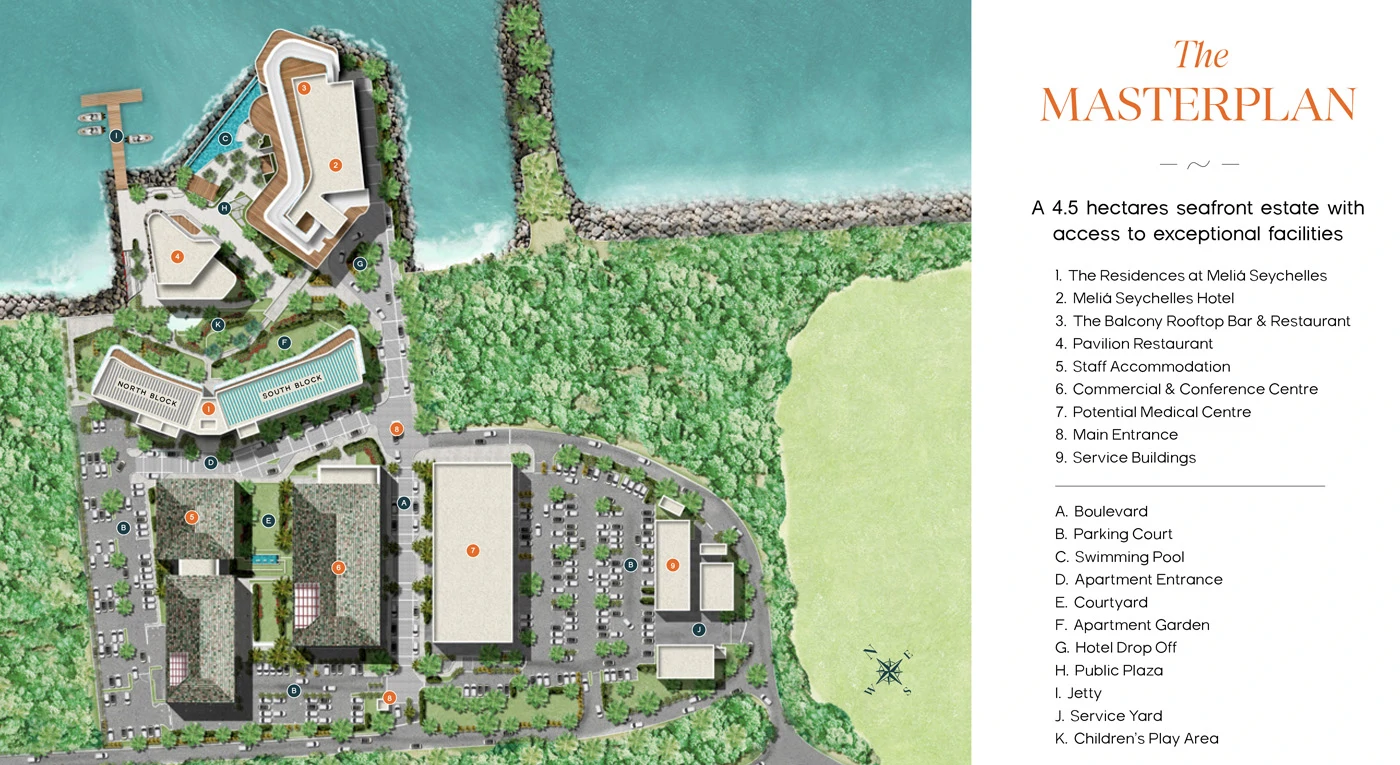 1 to 3 bed Melia branded waterfront apartments in Mahe, Seychelles - Gallery image 22