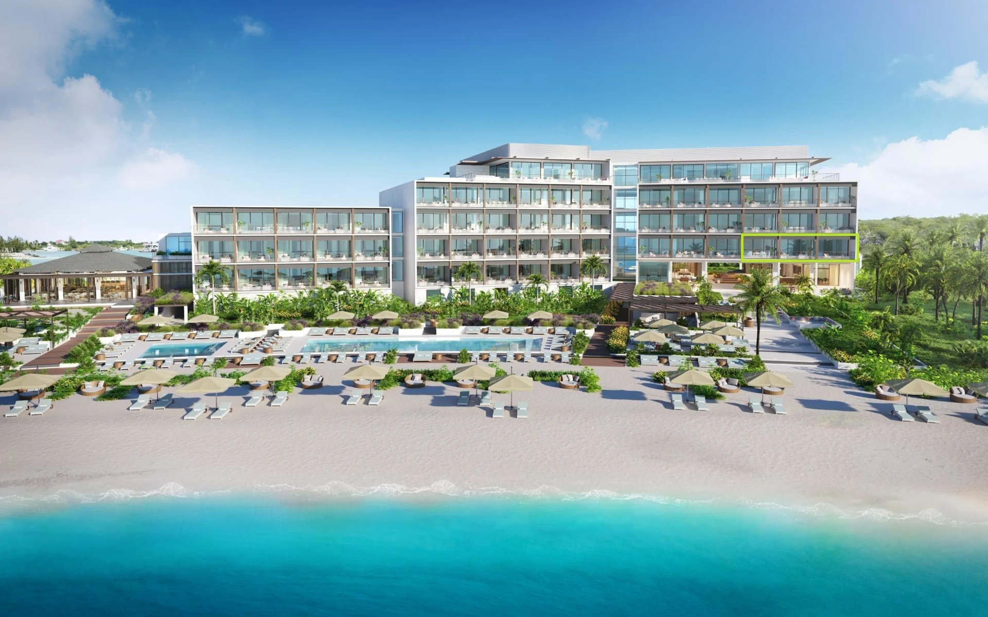 2D - 2BR Beach Front - The Loren at Turtle Cove - Gallery image 2