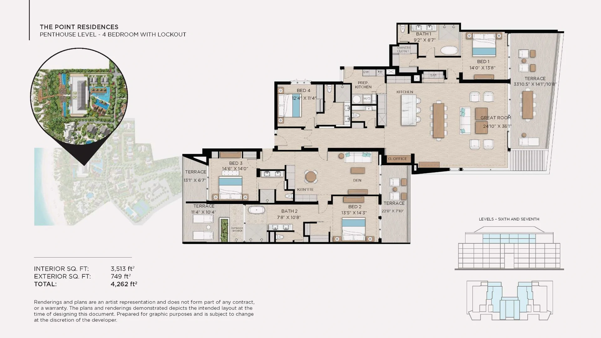 4 BR THE POINT - 6TH LEVEL PH - Gallery image 19